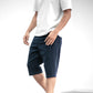 Lässige Stretch-Bermudashorts für Herren mit Taschen
