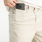 Lässige Stretch-Bermudashorts für Herren mit Taschen