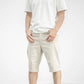 Lässige Stretch-Bermudashorts für Herren mit Taschen