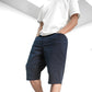 Lässige Stretch-Bermudashorts für Herren mit Taschen
