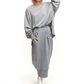 2-teiliges Set aus Rundhals-Sweatshirt und Rock für Damen