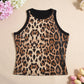 Slim Fit Tanktop mit Pailletten und Rundhalsausschnitt