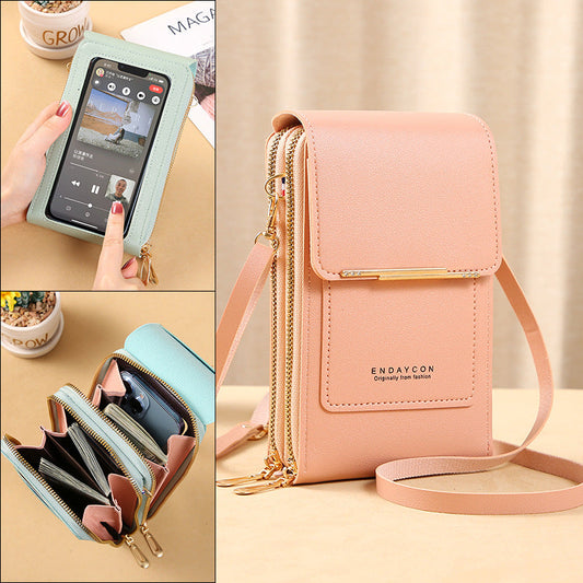 👜 49% RABATT! 📱 Touchscreen-Messengertasche für Damen – Handy-Ladefach, Diebstahlsicher & Wasserdicht ✨