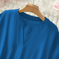 🌸 Frühjahrsverkauf 49% RABATT 👕 Modisches lockeres einfarbiges Kurzarm-Oberteil