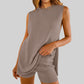 💃 Sommermode, 49% Rabatt – Zweiteiliges Damen-Set: Stricktop und Shorts 🏖️