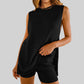 💃 Sommermode, 49% Rabatt – Zweiteiliges Damen-Set: Stricktop und Shorts 🏖️