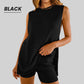 💃 Sommermode, 49% Rabatt – Zweiteiliges Damen-Set: Stricktop und Shorts 🏖️
