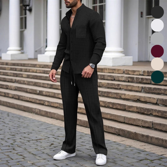 👕 49% RABATT! 👖 Herren 2-teiliges Waffle-Set – Bequemer Tragekomfort, Atmungsaktiv & Vielseitiger Style 🍂
