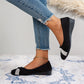 🔥49% RABATT – Leichte, modische Damenschuhe mit Strass und Keilabsatz