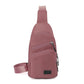 Leichte Brusttasche aus Nylon mit mehreren Taschen