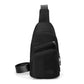 Leichte Brusttasche aus Nylon mit mehreren Taschen