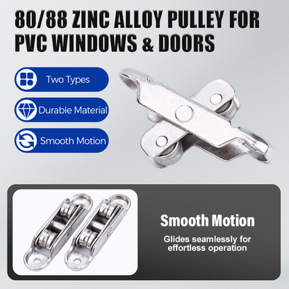 🔥80/88 Riemenscheibe aus Zinklegierung für PVC-Fenster und -Türen
