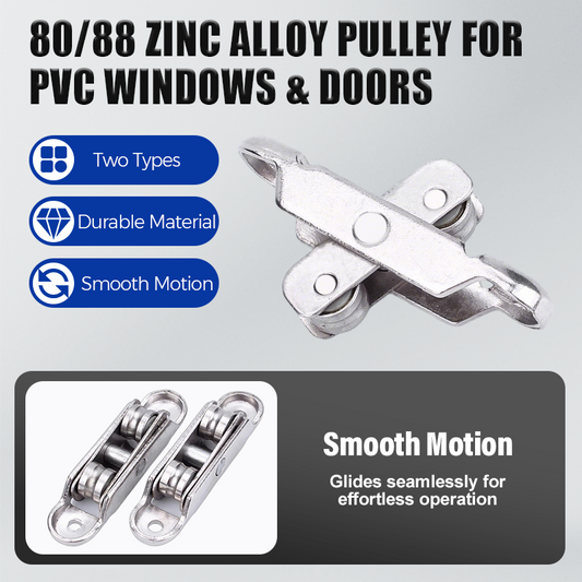 🔥80/88 Riemenscheibe aus Zinklegierung für PVC-Fenster und -Türen