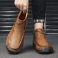 Herrenmode Retro-Stiefeletten mit Reißverschlussdetail