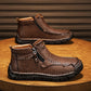 Herrenmode Retro-Stiefeletten mit Reißverschlussdetail