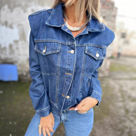 Schicke All-Match-Jeansjacke
