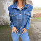 Schicke All-Match-Jeansjacke