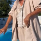 Modisches 2-teiliges Set aus Kapuzenjacke und Hose