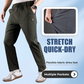 Stretch-Cargohose mit Kordelzug für Herren