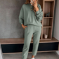 🍂Herbstaktion 49%💕 Gemütliches 2-teiliges Sweatshirt- und Jogginghosen-Set für Damen