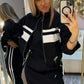 🔥Letzter Tag 49% Rabatt🎁DAMEN-SET MIT STEHKRAGENJACKE & KLEID