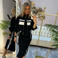 🔥Letzter Tag 49% Rabatt🎁DAMEN-SET MIT STEHKRAGENJACKE & KLEID