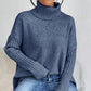 💖 Damenmode Einfarbiger Rollkragenpullover
