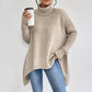 💖 Damenmode Einfarbiger Rollkragenpullover