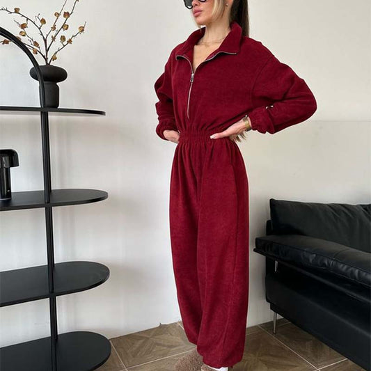 ❄️Winterschlussverkauf – 49 % RABATT🧥Kuscheliger, warmer Jumpsuit mit Reißverschluss vorne