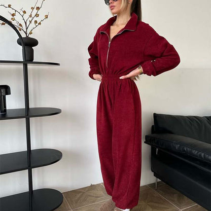 ❄️Winterschlussverkauf – 49 % RABATT🧥Kuscheliger, warmer Jumpsuit mit Reißverschluss vorne