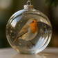 🐦✨Nature's Bird Kugelornament in Glasoptik