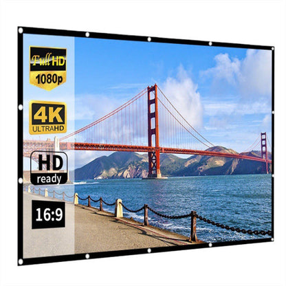 ❄️Sommerfrische 49% Rabatt!📺120 Zoll faltbare Projektions-Leinwand – matte Anti-Licht-Oberfläche für Heimkino-Feeling