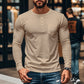 🔥Mega-Black-Friday-Sale🔥Slim-Fit Henley Langarmshirt für Herren