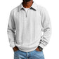 🔥 2026 New arrivals offer-Men's Casual Half-Zip Cable-Knit Sweater