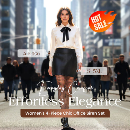 🌸Frühlings-Vorverkauf💐 4-teiliges elegantes Büro-Set für Damen