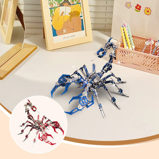 🛠️ Jetzt 49% Rabatt! 🦂 3D-Skorpion-Metallpuzzle – Mechanisches Baumodell, herausfordernd und dekorativ 🧩⚙️
