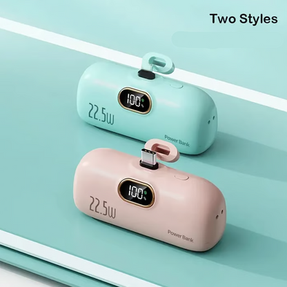 🔋 49% RABATT! 📱 Mini-Powerbank 5000mAh – Tragbar, Schnellladung & Perfekt für Unterwegs ✨