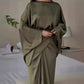 🔥Modernes Lounge-Kleid mit Taillengürtel