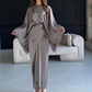 🔥Modernes Lounge-Kleid mit Taillengürtel