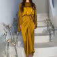 🔥Modernes Lounge-Kleid mit Taillengürtel