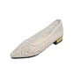 🏆 Heißer Sale – 49 % Rabatt ✨ Damen-Ballerinas mit spitzer Zehenpartie und Pailletten aus Mesh