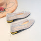 🏆 Heißer Sale – 49 % Rabatt ✨ Damen-Ballerinas mit spitzer Zehenpartie und Pailletten aus Mesh