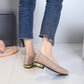 🏆 Heißer Sale – 49 % Rabatt ✨ Damen-Ballerinas mit spitzer Zehenpartie und Pailletten aus Mesh