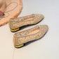 🏆 Heißer Sale – 49 % Rabatt ✨ Damen-Ballerinas mit spitzer Zehenpartie und Pailletten aus Mesh