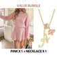 ✨🌸Damen-Minikleid aus Strick mit Stehkragen und A-Linien-Schnitt👗