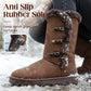 Ultra-warme Damen-Schneestiefel mit Kunstfellfutter, halbhohe Wadenlänge