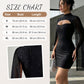 🧡 ✨Ausgeschnittenes, geripptes Kleid für Damen mit Chiffon-Cape