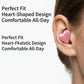 💥Zeitlich begrenztes Angebot💕Herzförmige rote Bluetooth-Kopfhörer❤️ Das perfekte Geschenk zum Valentinstag