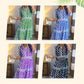 🎉Frühlings-Sonderangebot 49% Rabatt🌸💐Maxikleid für Damen mit geometrischem Print und V-Ausschnitt