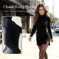 Damen-Strickkleid mit Rippenstruktur und figurbetonter Passform